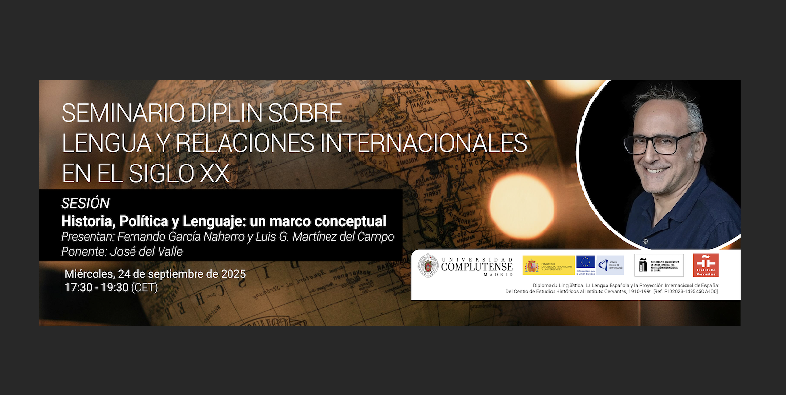 4ª Sesión del Seminario DIPLIN (Webinario) sobre lengua y relaciones internacionales (24/09/2025)